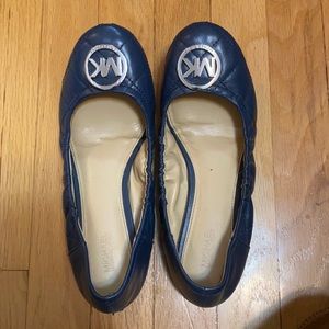 Michael Kors timeless quilted leather flat